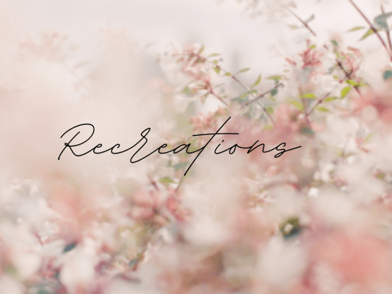 |RECREATIONS|